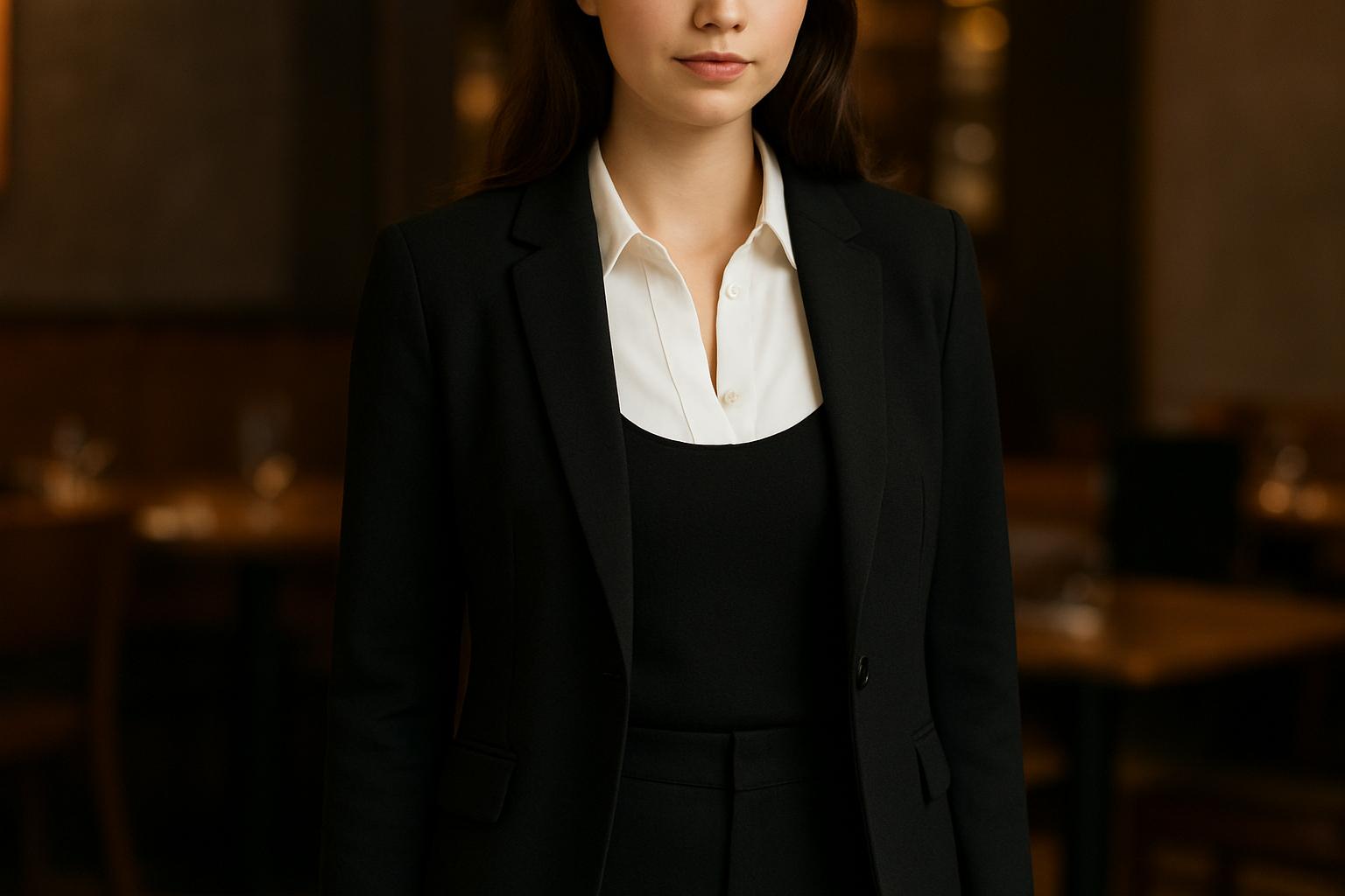 Co założyć na kolację w restauracji, gdy nie wiemy, jak eleganckie jest miejsce?. Góra, która robi robotę: marynarka, koszula albo szykowny top Co założyć na kolację w restauracji, gdy nie wiemy, jak eleganckie jest miejsce?. Góra, która robi robotę: marynarka, koszula albo szykowny top